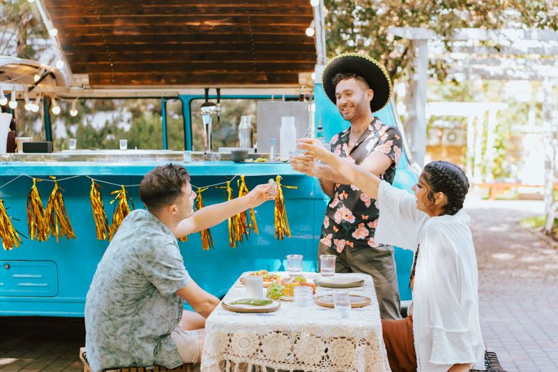 Chuys weekend event with festive atmosphere